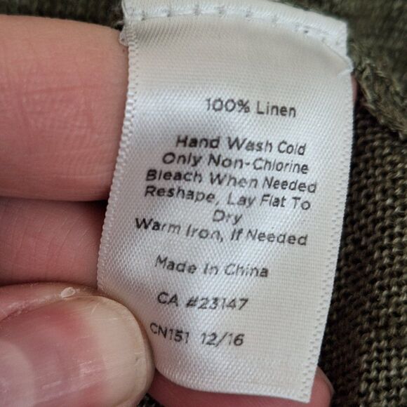 Talbots Linen Top Womens size P - Picture 3 of 6